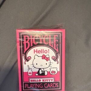 Hello Kitty Bicycle playing cards New